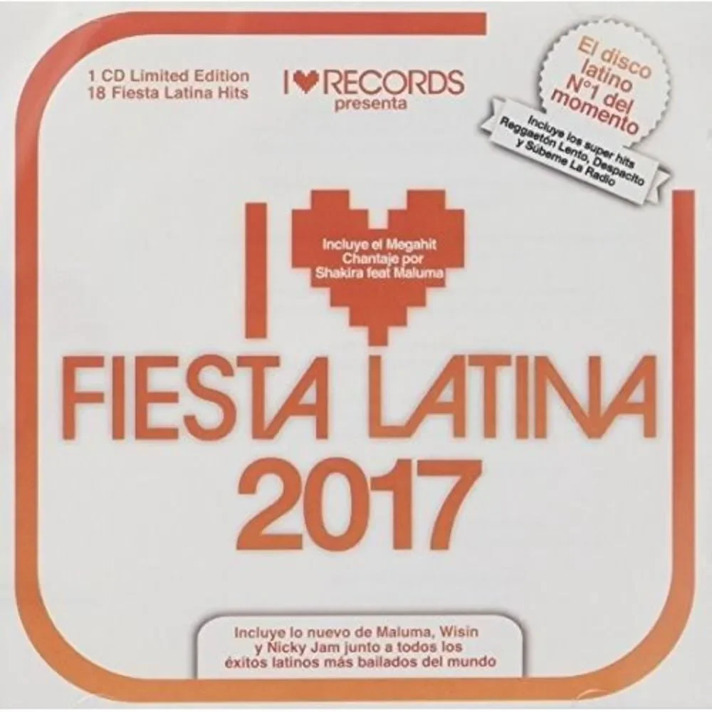 Various Artists - I Love Fiesta Latina 2017 / Various  CD